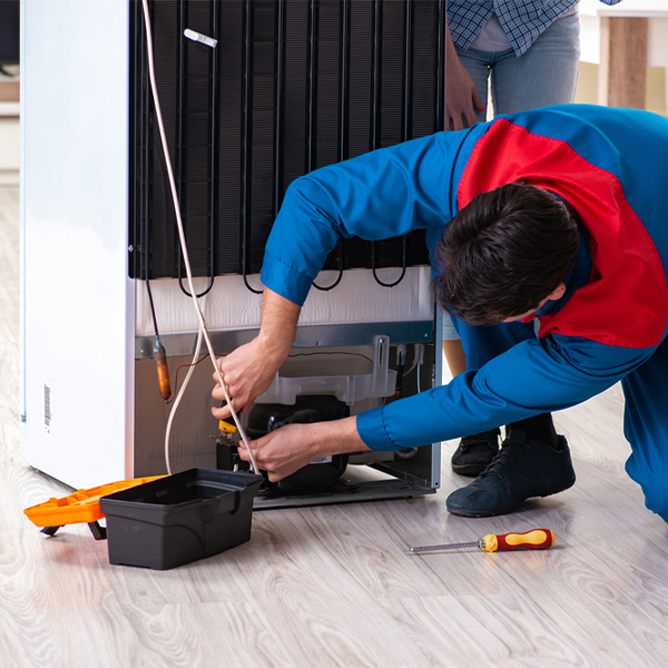 how much do you charge for refrigerator repair services in Warren New Hampshire